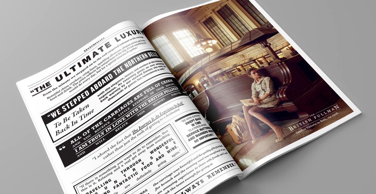 Orient Express Advertising Design