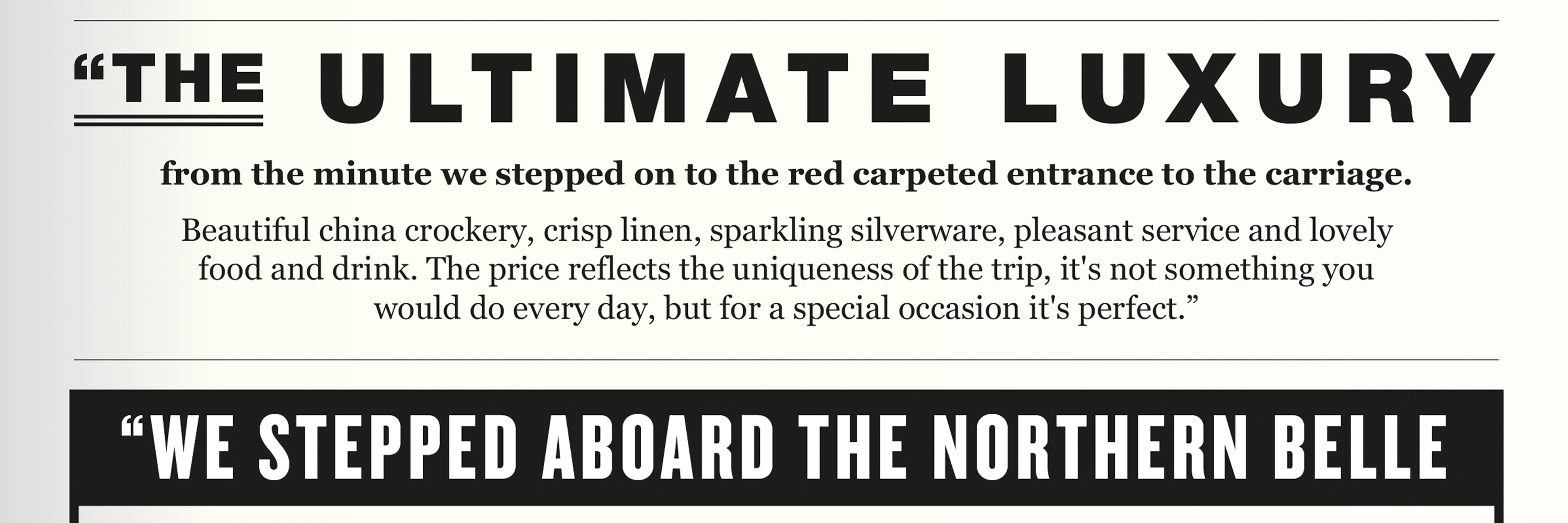 Orient Express Typographic Design