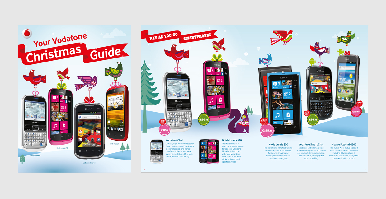 Vodafone Brochure Design